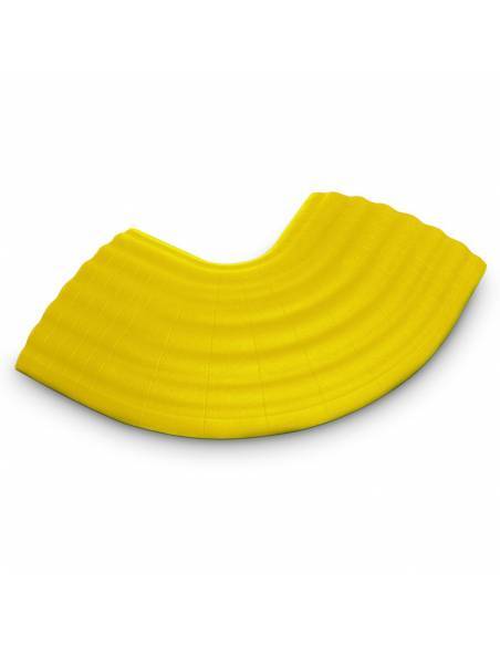 Defender OFFICE C YEL - Curva de 90° amarilla para Pasacables 85160 de 4 Canales