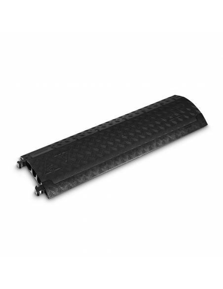 Defender MINI BLK - Pasacables de 3 Canales con Tapa negra