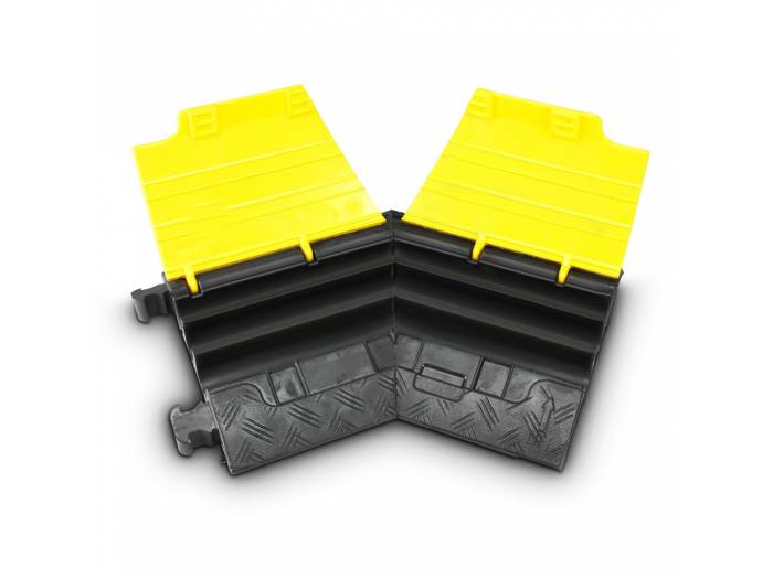 Defender MINI L - Curva de 45° a la izquierda para Pasacables 85200 de 3 Canales