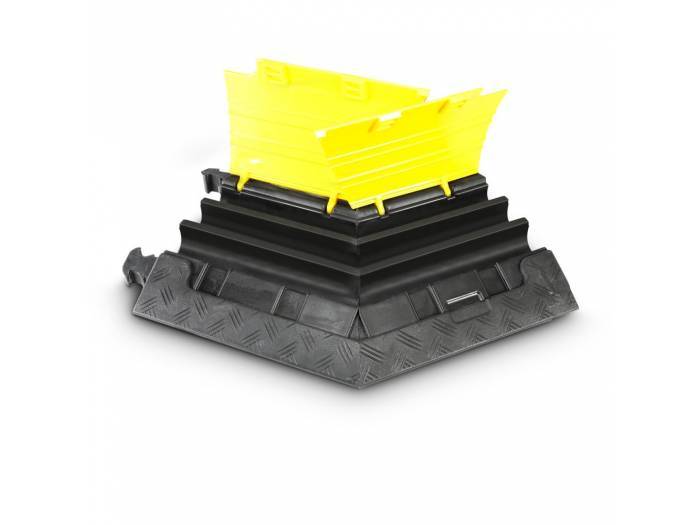 Defender MINI R - Curva de 45° a la derecha para Pasacables 85200 de 3 Canales