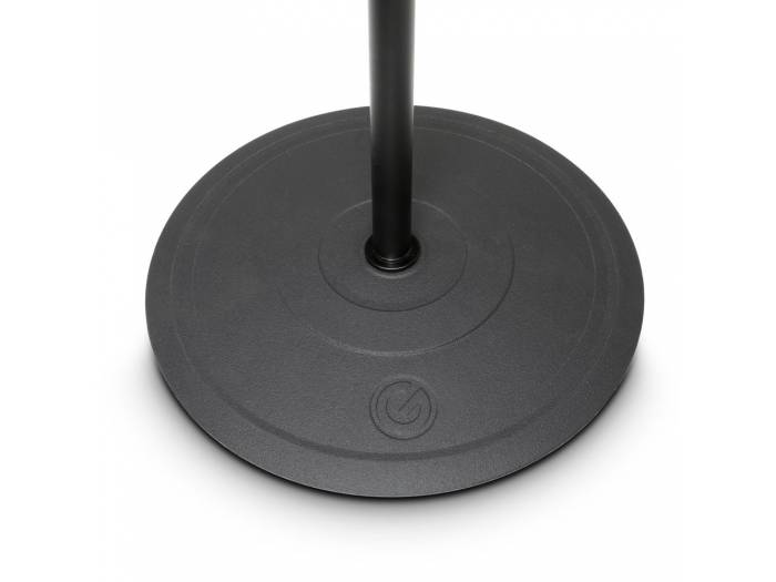 Gravity MS 23 - Pie de micrófono recto con base redonda negro