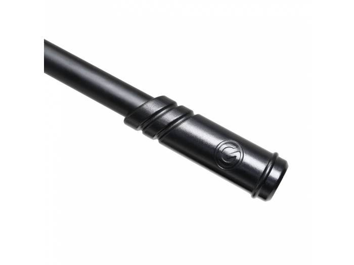 Gravity MS 2321 B - Pie de micrófono con base redonda y brazo jirafa de 2 puntos de ajuste