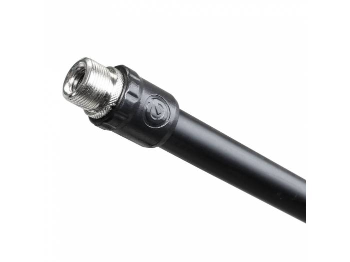 Gravity MS 4221 B - Pie de micrófono corto con trípode y brazo jirafa de 2 puntos de ajuste