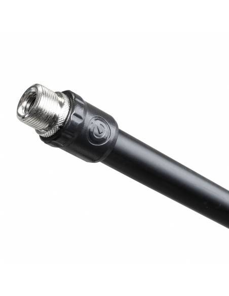 Gravity MS 4221 B - Pie de micrófono corto con trípode y brazo jirafa de 2 puntos de ajuste