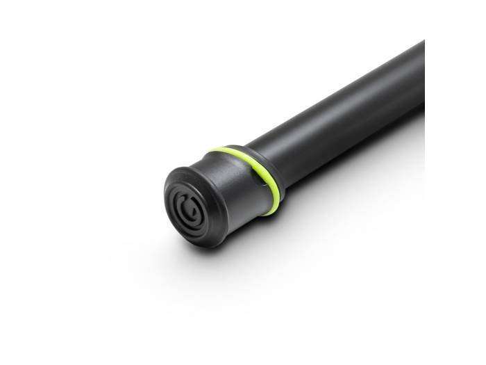 Gravity MS 4222 B - Pie de micrófono corto con trípode y brazo jirafa telescópico de 2 puntos de ajuste negro