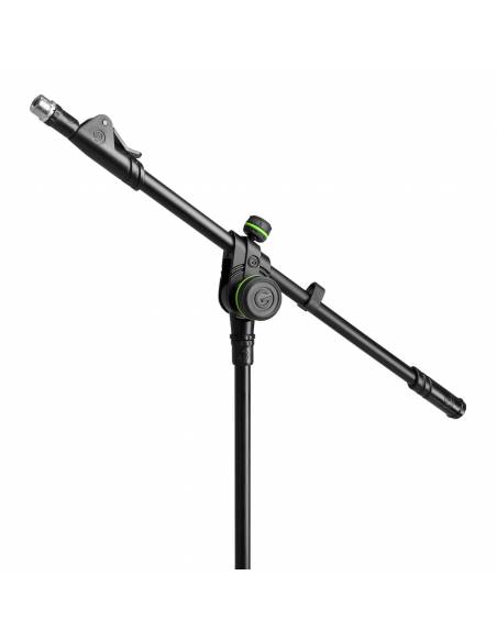 Gravity MS 4322 B - Pie de micrófono con trípode y brazo jirafa telescópico de 2 puntos de ajuste