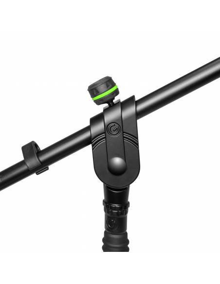 Gravity MS 4322 B - Pie de micrófono con trípode y brazo jirafa telescópico de 2 puntos de ajuste