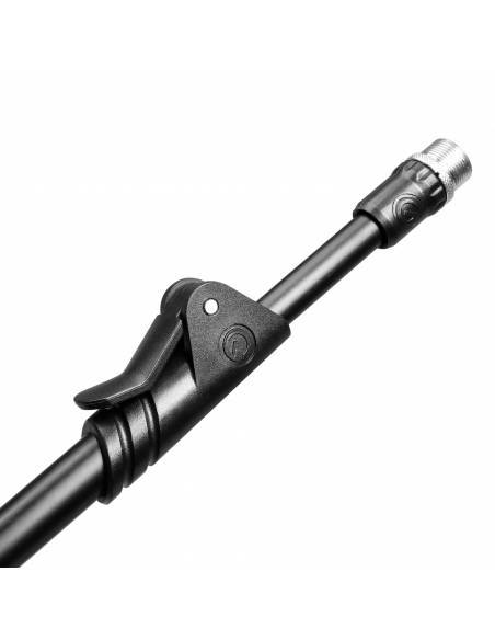 Gravity MS 4322 B - Pie de micrófono con trípode y brazo jirafa telescópico de 2 puntos de ajuste