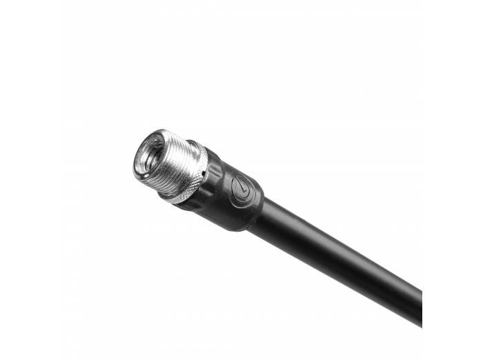 Gravity MS 4322 B - Pie de micrófono con trípode y brazo jirafa telescópico de 2 puntos de ajuste