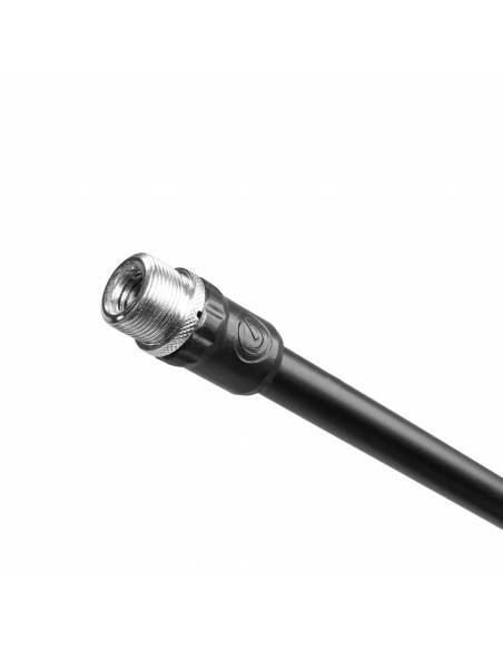 Gravity MS 4322 B - Pie de micrófono con trípode y brazo jirafa telescópico de 2 puntos de ajuste