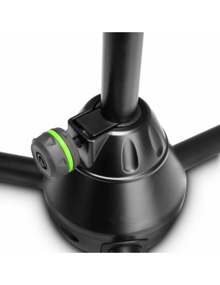 Gravity MS 4322 B - Pie de micrófono con trípode y brazo jirafa telescópico de 2 puntos de ajuste