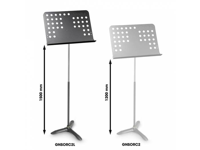 Gravity NS ORC 2 L - Atril de partituras alto para orquesta con bandeja perforada - 5