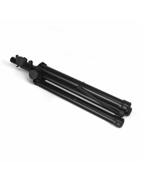Gravity SP 5111 B - Soporte corto para altavoz, 35 mm diámetro, aluminio negro