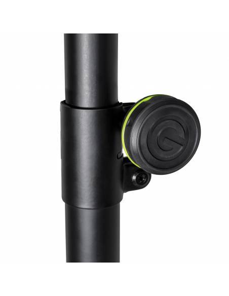 Gravity SP 5211 GS B - Soporte de altavoz con muelle de gas de 35 mm, aluminio negro