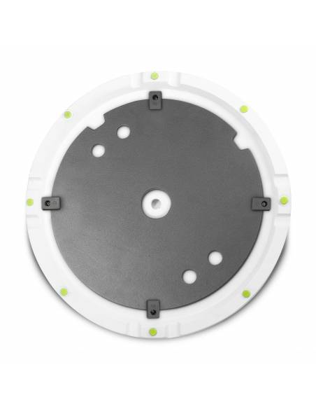 Gravity SSP WB SET 1 W - Soporte de altavoz con base y placa de peso de hierro fundido, blanco