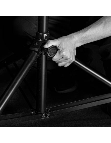 Gravity TSP 5212 LB - Soporte de altavoz serie Touring de acero con bloqueo automático Lockpin