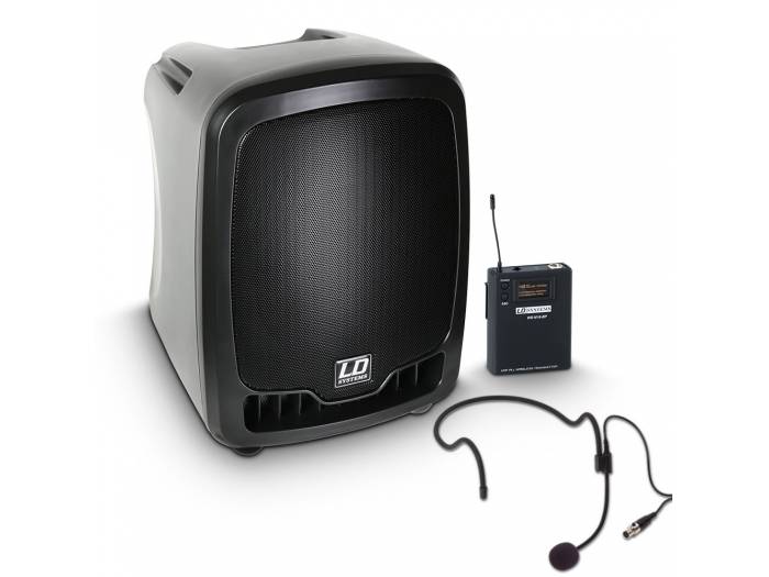 LD Systems Roadboy 65 HS - Altavoz de PA portátil con Micro de Diadema - 1