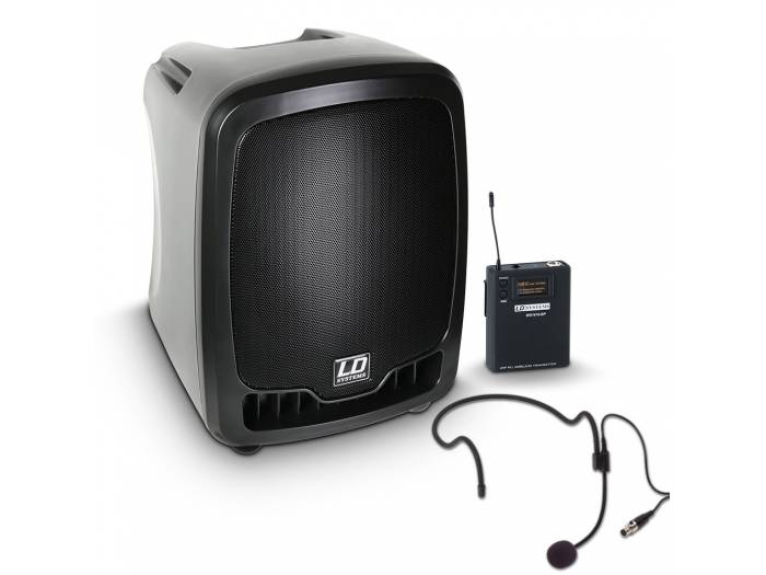 LD Systems Roadboy 65 HS B6 - Altavoz de PA portátil con Micro de Diadema - 1