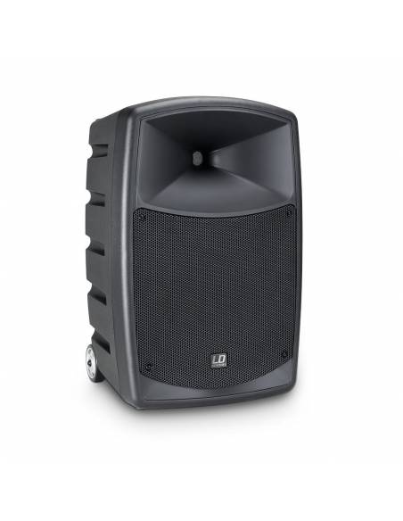 LD Systems ROADBUDDY 10 HS B5 - Altavoz Bluetooth alimentado por batería, con mezclador y micro de diadema