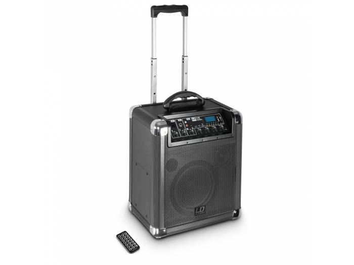 LD Systems Roadjack 10 - Altavoz Bluetooth alimentado por batería, con mezclador - 1