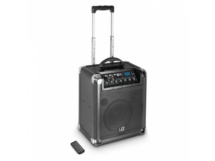 LD Systems Roadjack 8 - Altavoz Bluetooth alimentado por batería, con mezclador - 1