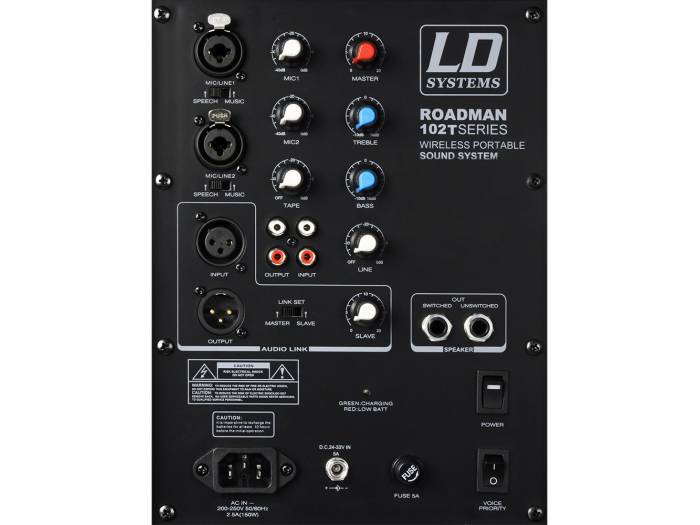 LD Systems Roadman 102 - Altavoz de PA portátil con Micrófono de Mano - 4