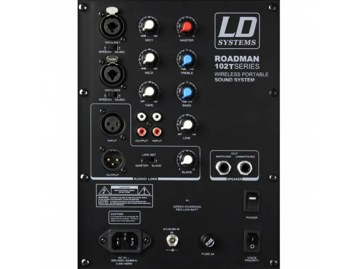LD Systems Roadman 102 B6 - Altavoz de PA portátil con Micrófono de Mano - 5