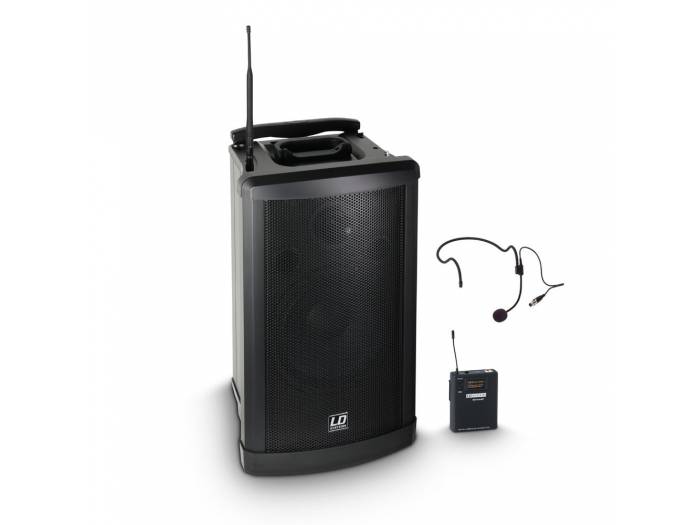 LD Systems Roadman 102 HS - Altavoz de PA portátil con Micro de Diadema - 1