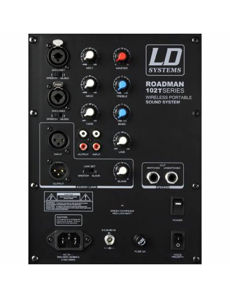 LD Systems Roadman 102 HS - Altavoz de PA portátil con Micro de Diadema - 3