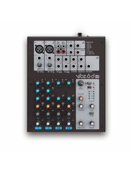 LD Systems VIBZ 6 D - Mesa de mezclas de 6 canales con sección de efectos digitales - 2