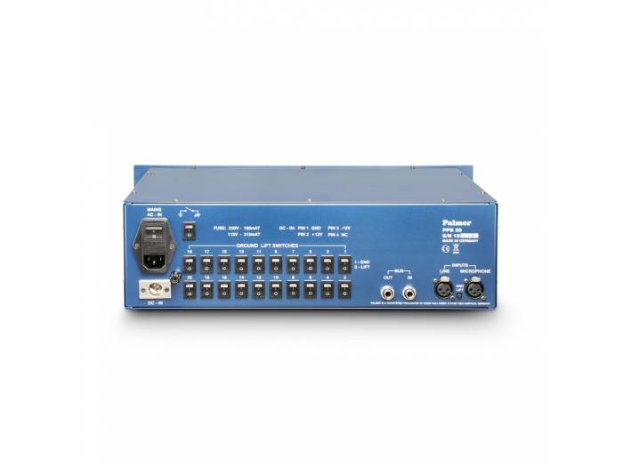 Palmer PB 20 - Distribuidor de Audio para Prensa 20 Canales - 4