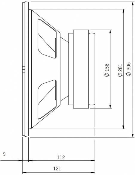 Seven Soundvector SVG12 Woofer 12 Pulgadas Altavoz Profesional de Grave Medio-Grave 8 Ohm 300W AES - 5