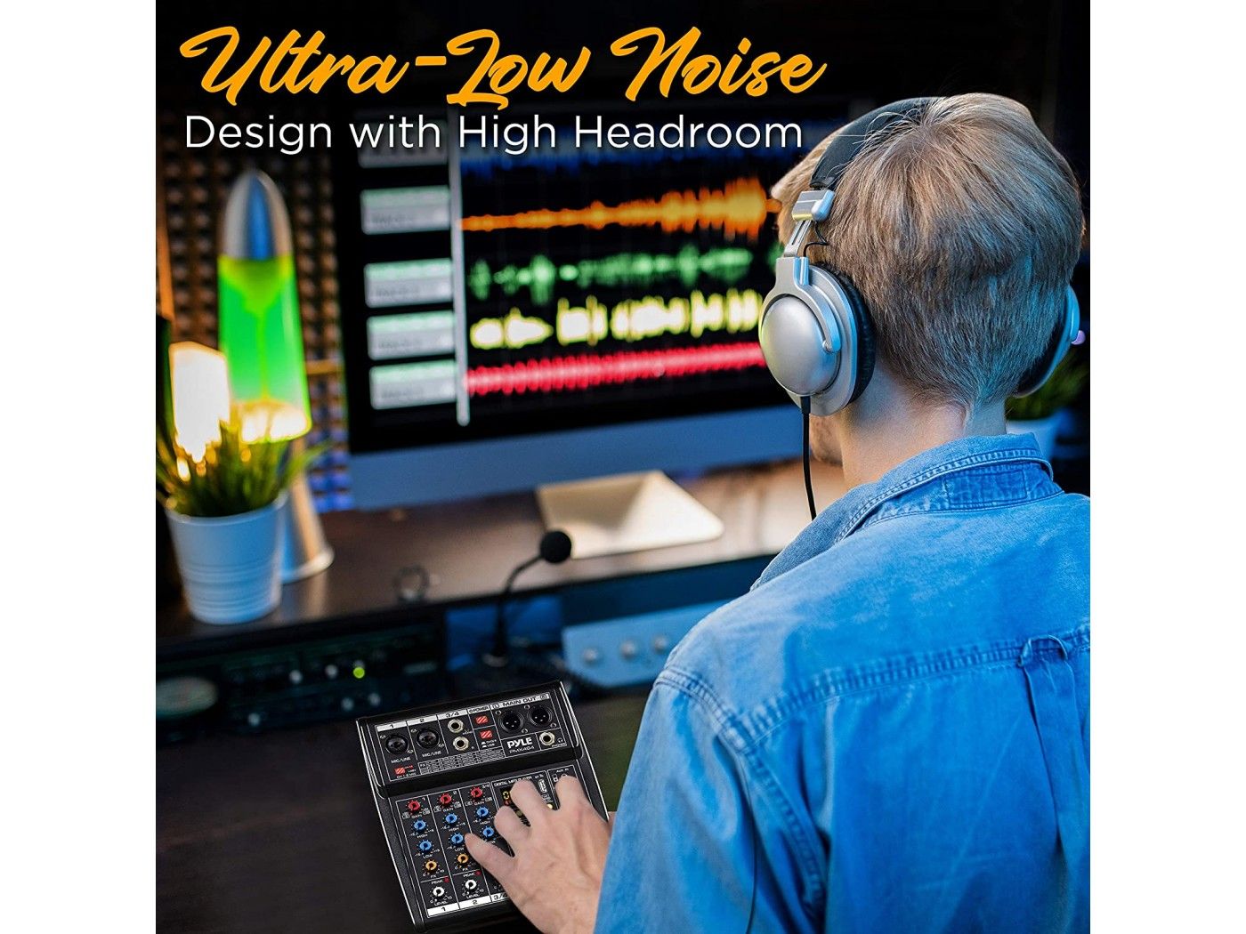 Pyle PMX464 Mesa de Directo de 4 canales - 8