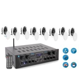 HILO MUSICAL EN CASA Easy 20 Techo  4 zonas - 8 altavoces techo 5 pulgadas - 1