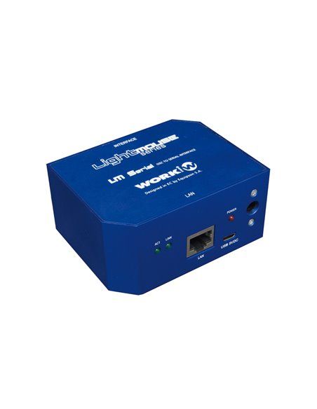 WORK Pro LM SERIAL Interfaz Ethernet/RS232/RS485/GPIO con reloj interno