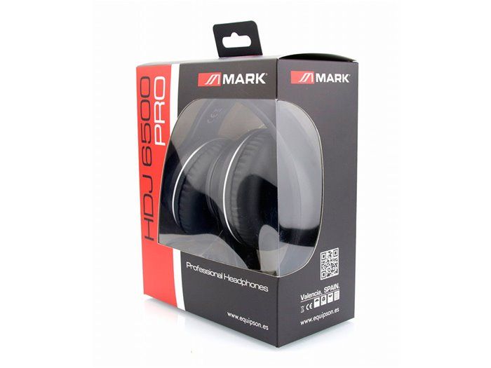 MARK HDJ 6500 PRO Auriculares ajustables. Altavoces 40 mm.