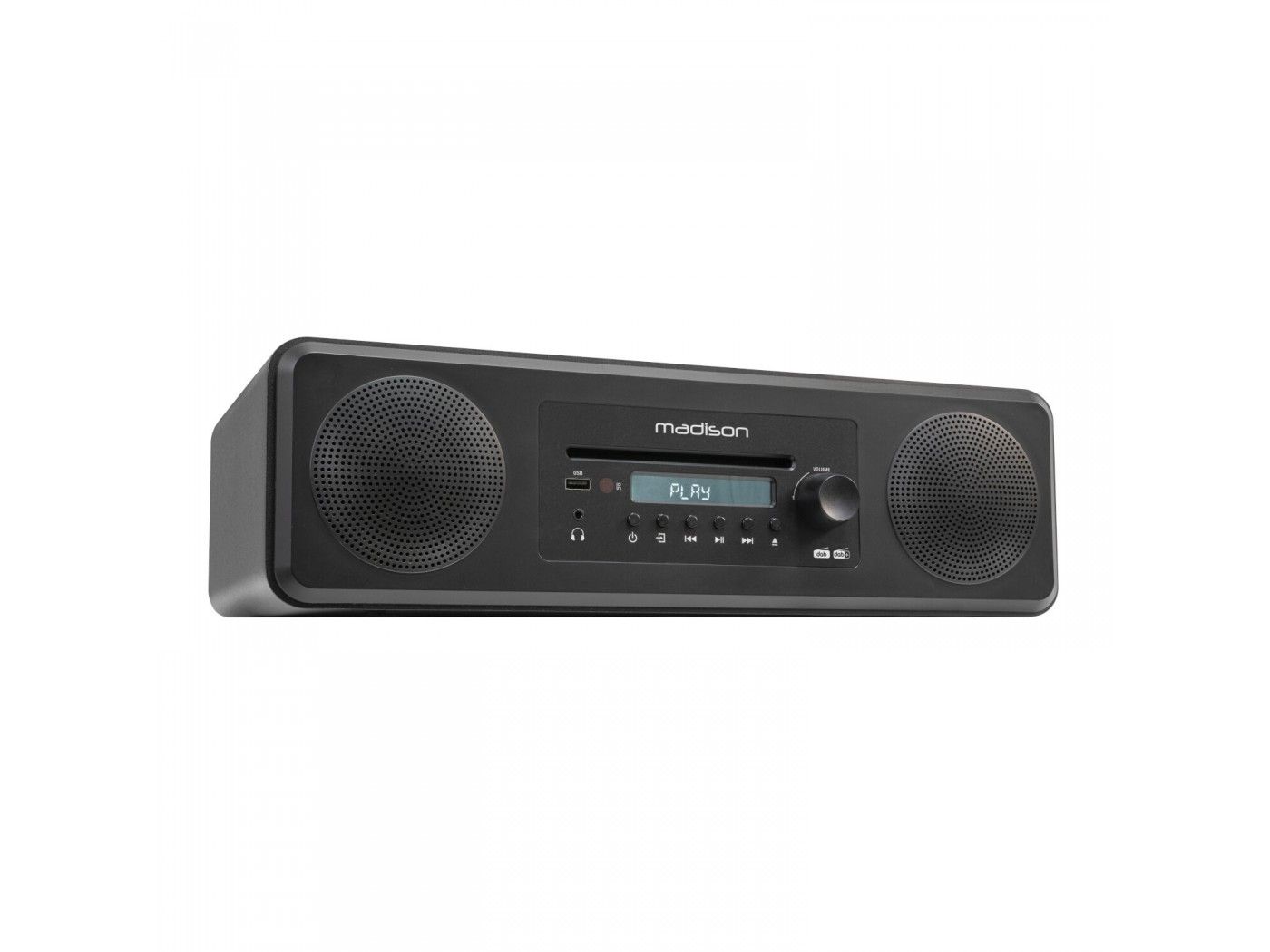 MADISON MELODY-PLUS ALTAVOZ MULTI-FUENTES Con RECEPTOR DAB+, BLUETOOTH, TUNER FM Y LECTOR CD & USB