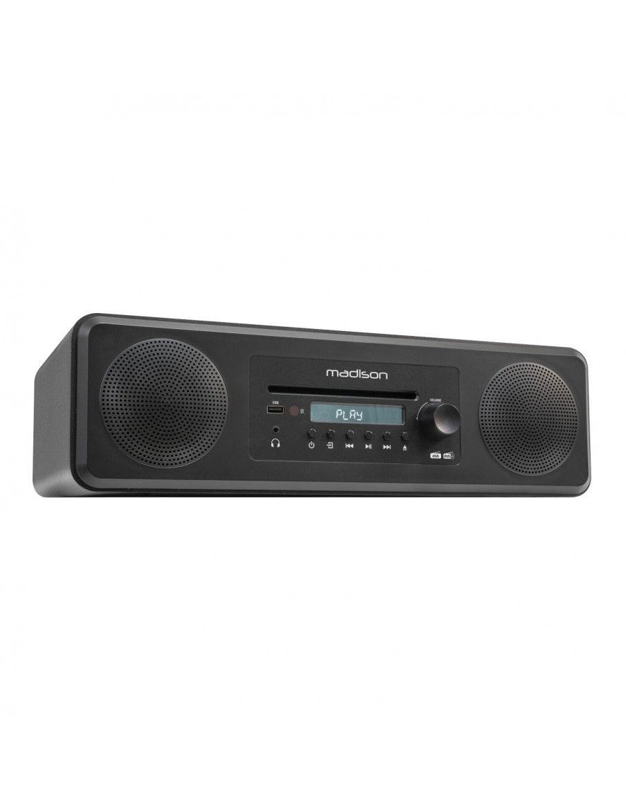 MADISON MELODY-PLUS ALTAVOZ MULTI-FUENTES Con RECEPTOR DAB+, BLUETOOTH, TUNER FM Y LECTOR CD & USB