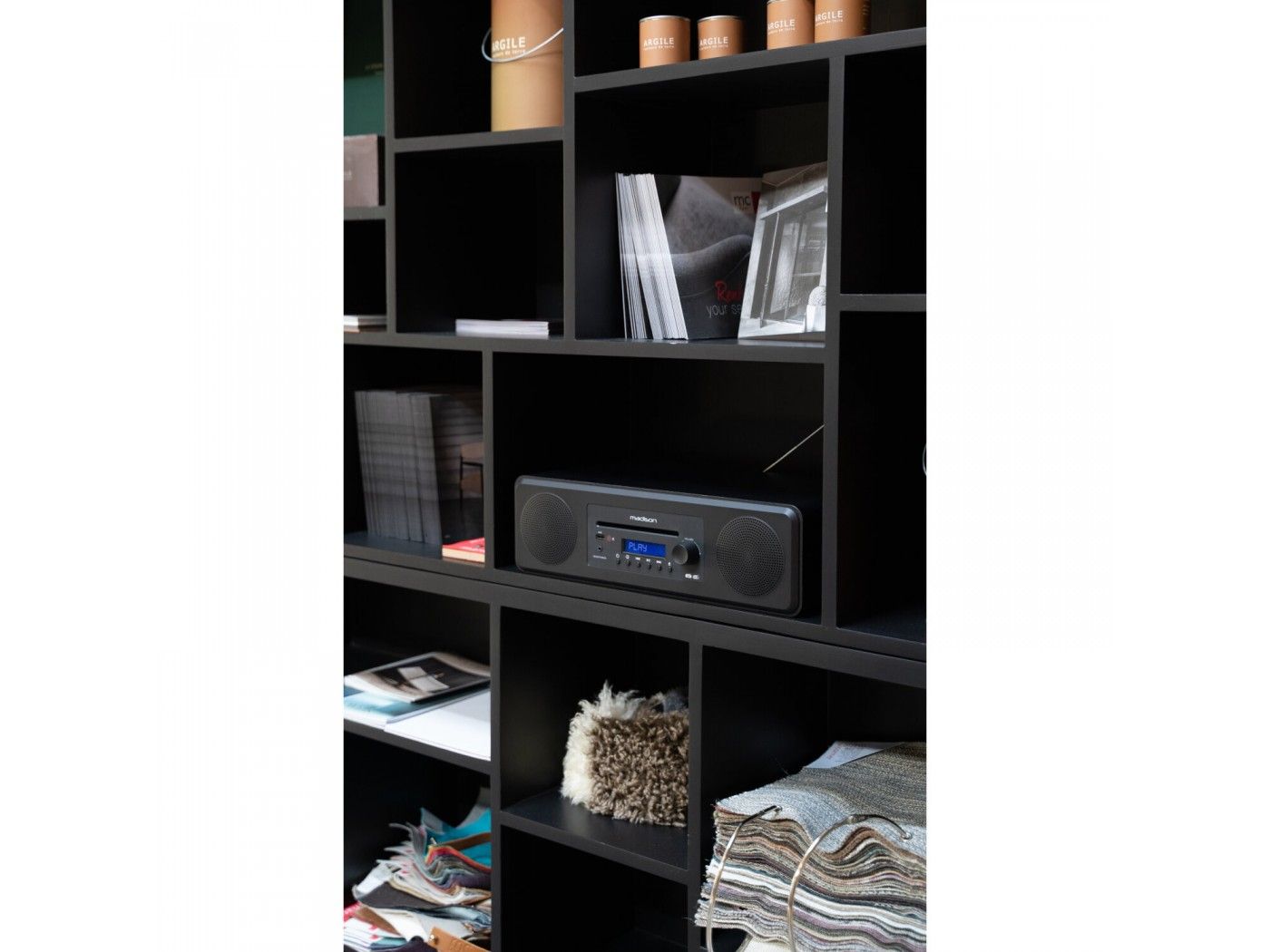 MADISON MELODY-PLUS ALTAVOZ MULTI-FUENTES Con RECEPTOR DAB+, BLUETOOTH, TUNER FM Y LECTOR CD & USB - 2