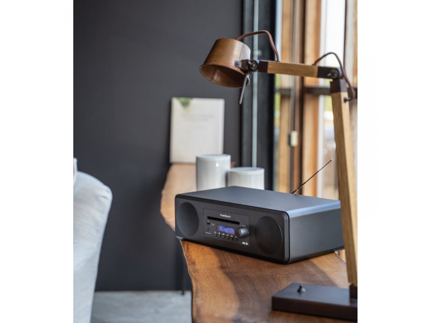 MADISON MELODY-PLUS ALTAVOZ MULTI-FUENTES Con RECEPTOR DAB+, BLUETOOTH, TUNER FM Y LECTOR CD & USB - 3