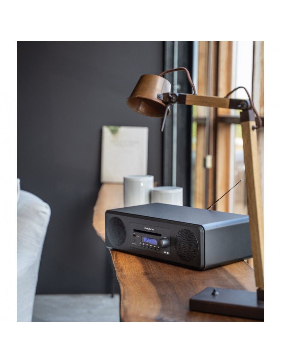 MADISON MELODY-PLUS ALTAVOZ MULTI-FUENTES Con RECEPTOR DAB+, BLUETOOTH, TUNER FM Y LECTOR CD & USB - 3