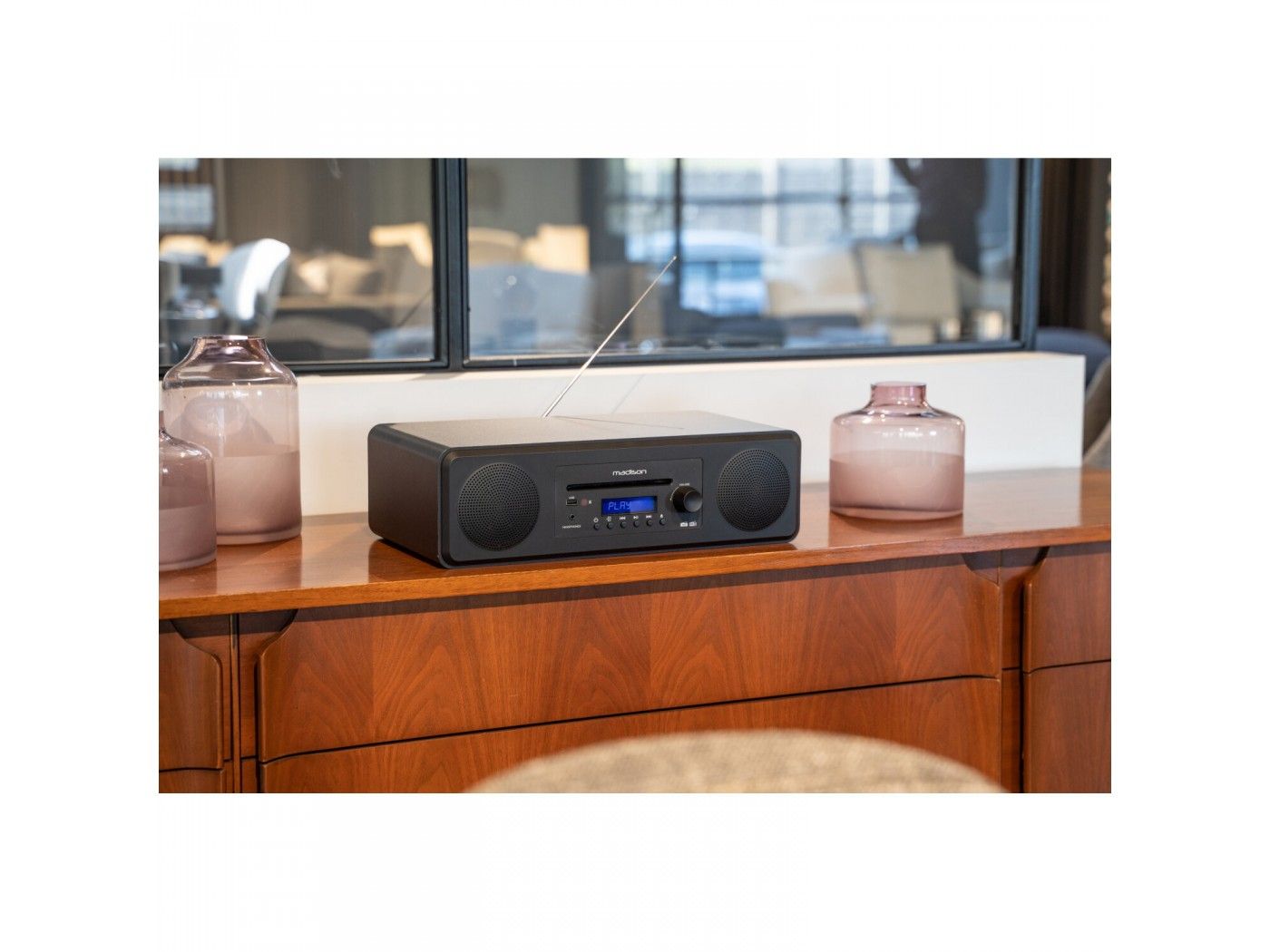 MADISON MELODY-PLUS ALTAVOZ MULTI-FUENTES Con RECEPTOR DAB+, BLUETOOTH, TUNER FM Y LECTOR CD & USB - 4