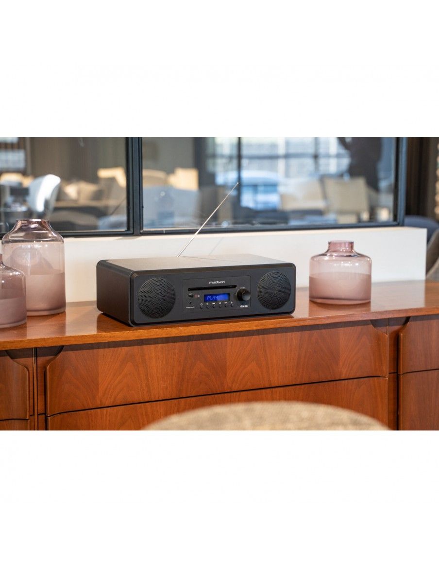 MADISON MELODY-PLUS ALTAVOZ MULTI-FUENTES Con RECEPTOR DAB+, BLUETOOTH, TUNER FM Y LECTOR CD & USB - 4