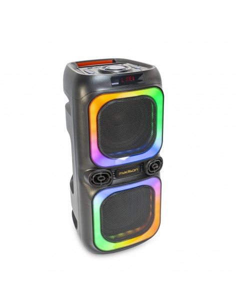 MADISON MAD-NASH60 ALTAVOZ AUTONOMO PARTY-NASH 2x 8”/20cm - 600W Bluetooth, USB, microSD y TWS - 1
