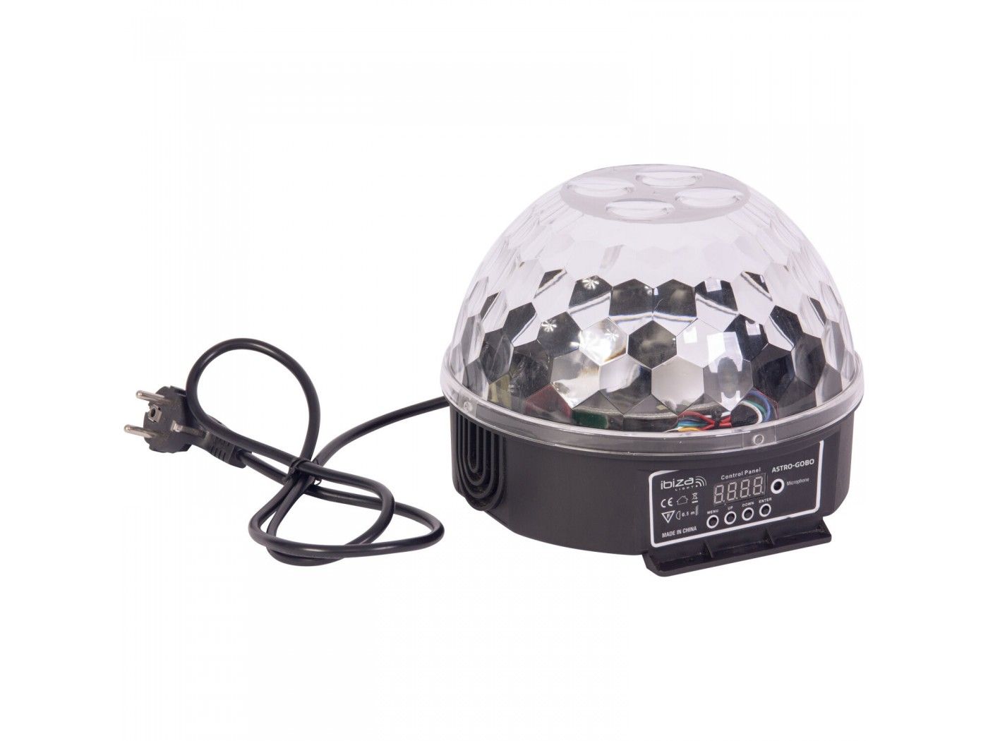 Ibiza Light Astro Gobo - Bola de efecto discoteca 8 LEDs de 3W RGBW - 2