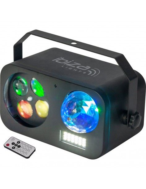 IBIZA LIGHT - COMBILED20 EFECTO DE ILUMINACION COMBINADO 3-EN-1 ASTRO-STROBO-GOBO BEAM - 1