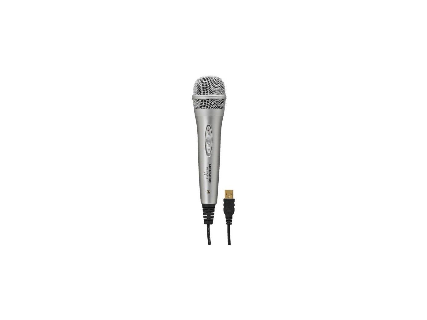 Monacor Microfono de Mano con conector USB  DM500 USB
