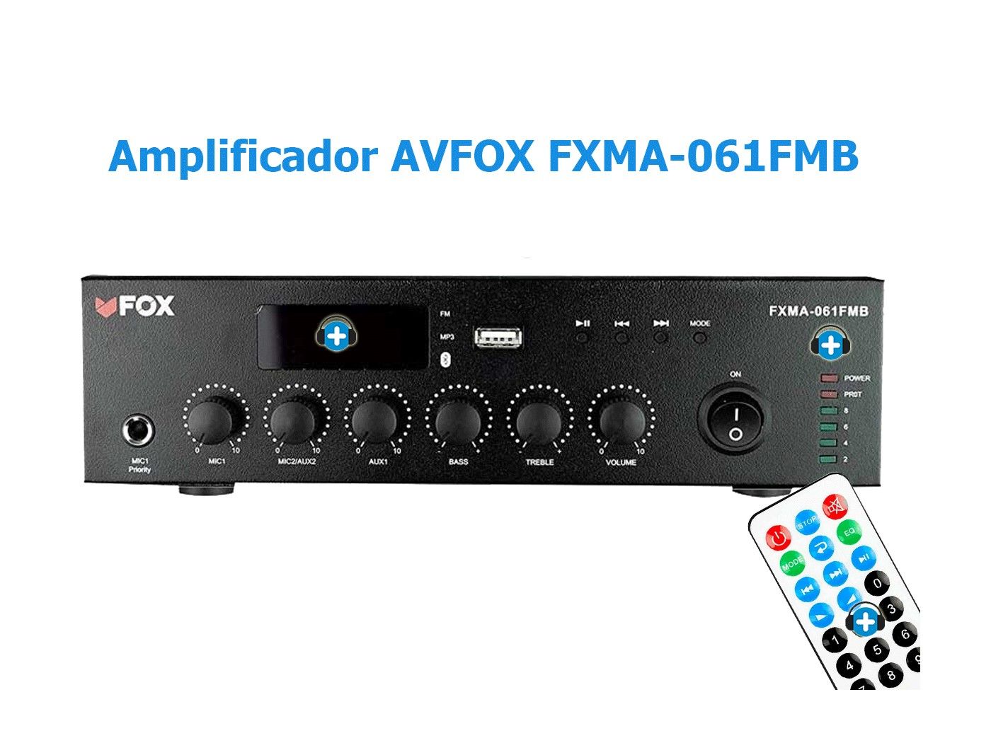 Amplificador AVFOX FXMA-061FMB - 3