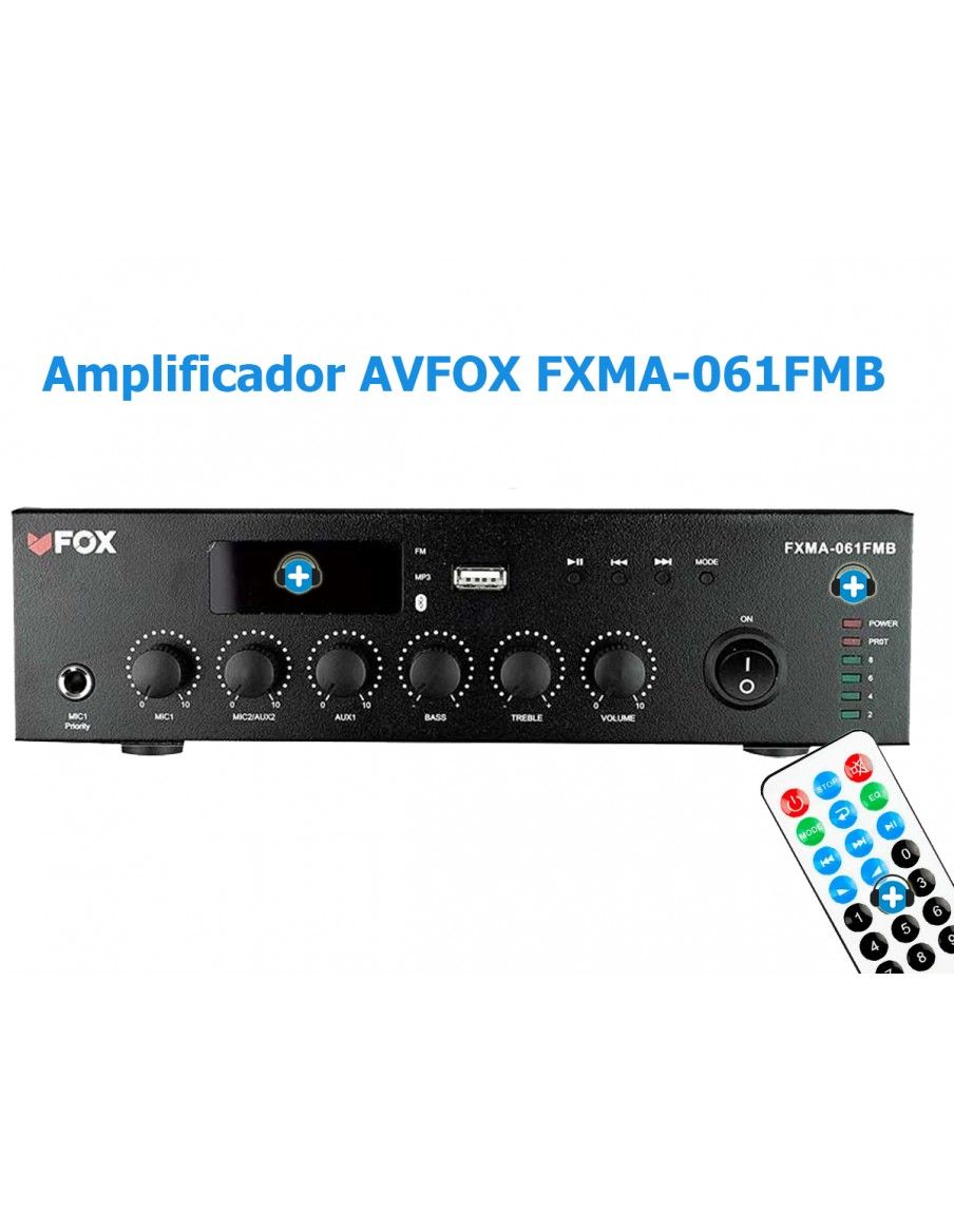 Amplificador AVFOX FXMA-061FMB - 3