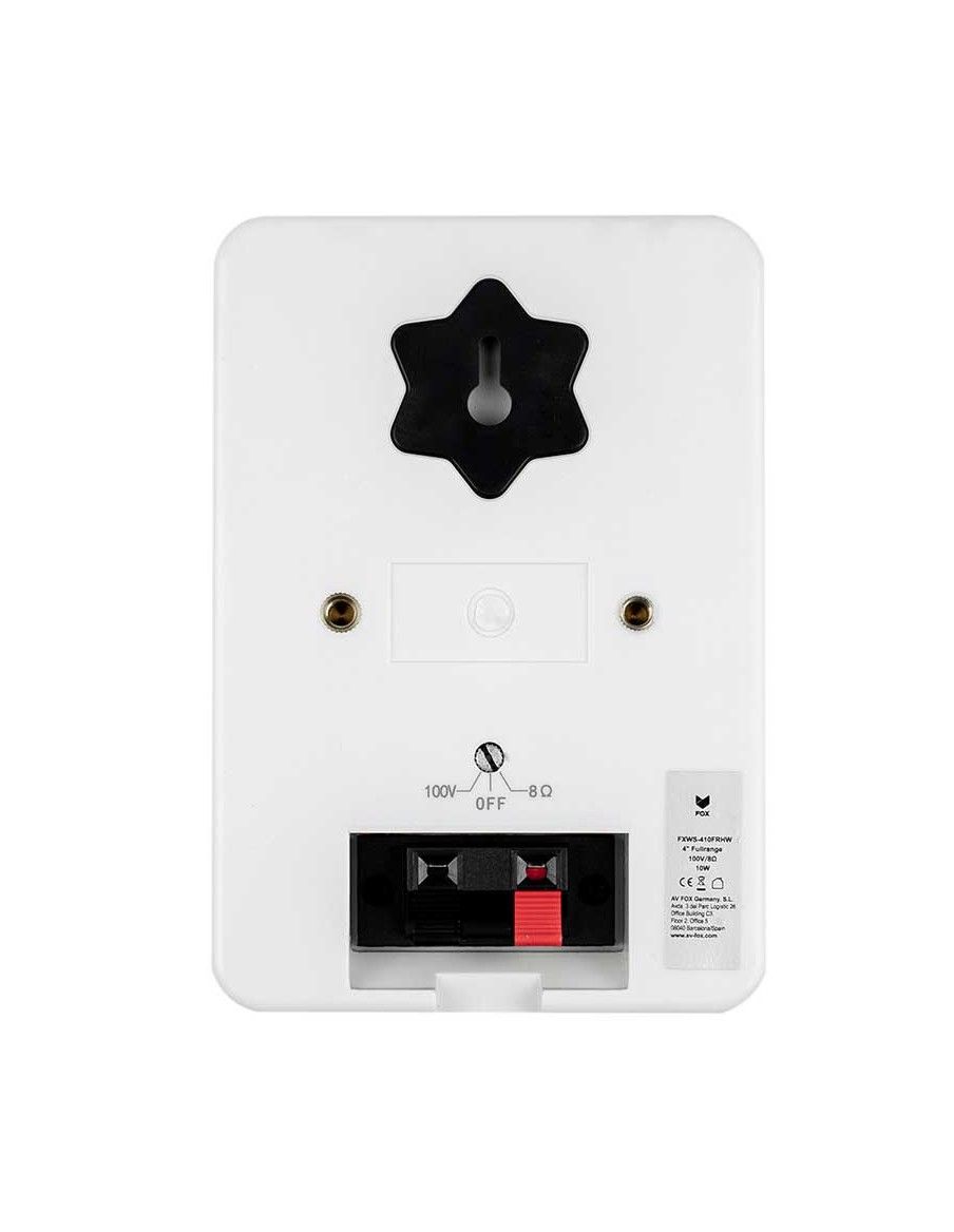 Altavoz AVFOX FXWS-510FRHW 5 pulgadas 20W Unidad color blanco - 4